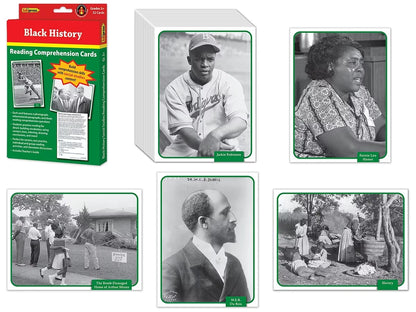 Black History Reading Comprehension Cards - US 1317