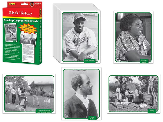 Black History Reading Comprehension Cards - US 1317