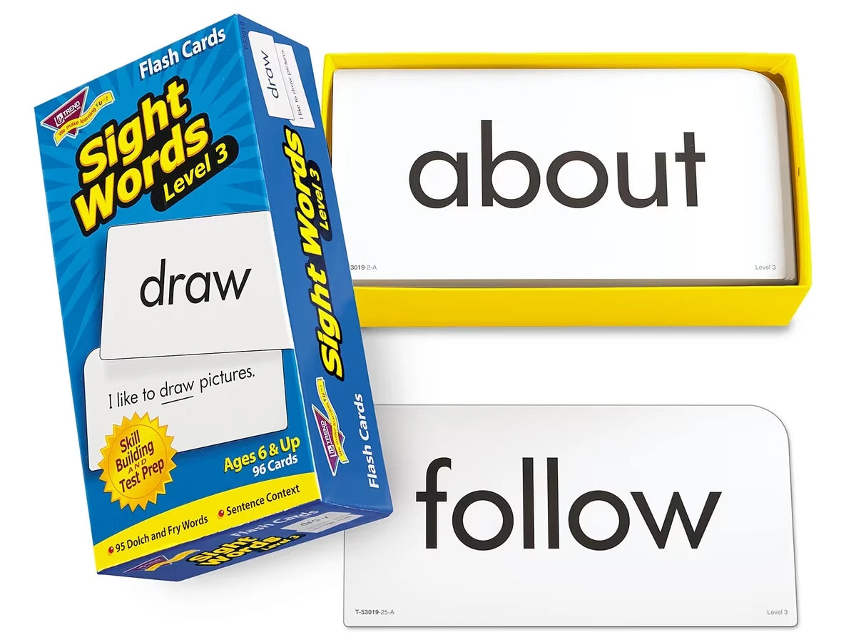 Sight-Words Level 3 Flash Cards- 95 Cards - US 3244