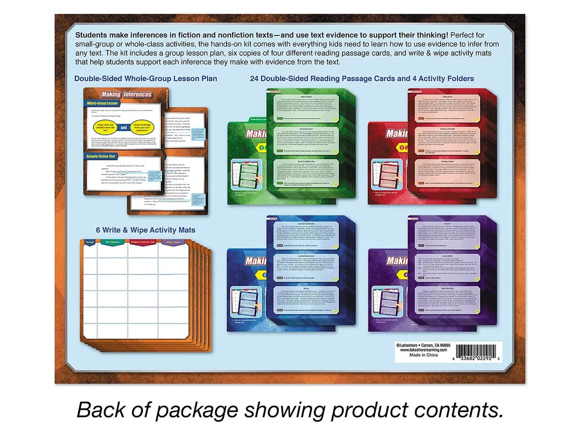 Making Inferences Finding Evidence Kit - Gr. 4-5 - US 1036