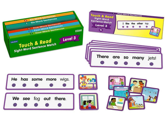 Touch & Read Sight-Word Sentence Match - Level 3 - US 6869