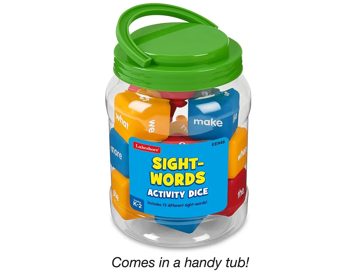Sight-Words Giant Activity Dice - US 7162