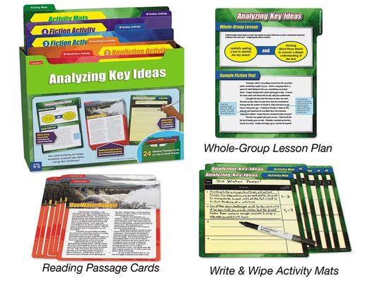 Analyzing Key Ideas Finding Evidence Kit - Gr. 4-5 - US 6176