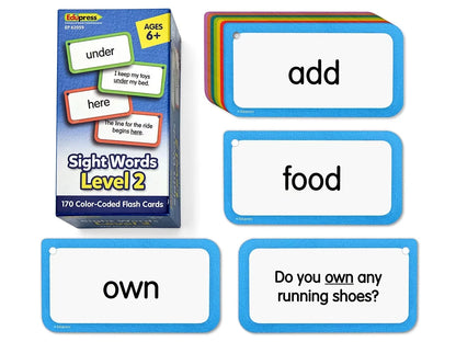 Sight-Words Flash Cards - Level 2 - US 5000