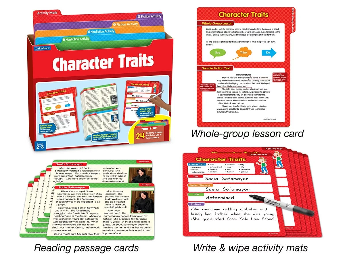 Character Traits Finding Evidence Kit - Gr. 2-3 - US 1701