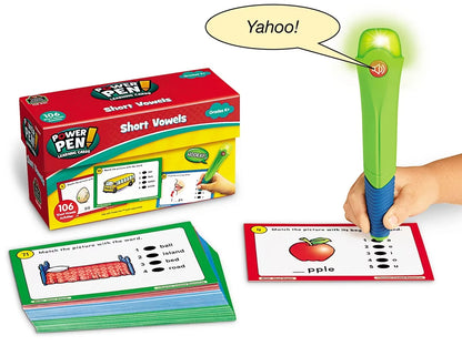 Short Vowels Power Pen!® Quiz Cards - US 1306