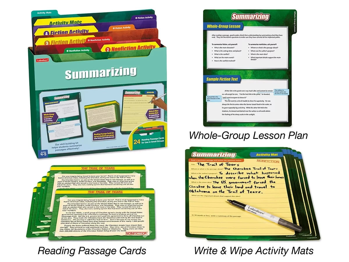 Summarizing Finding Evidence Kit - Gr. 4-5 - US 6085