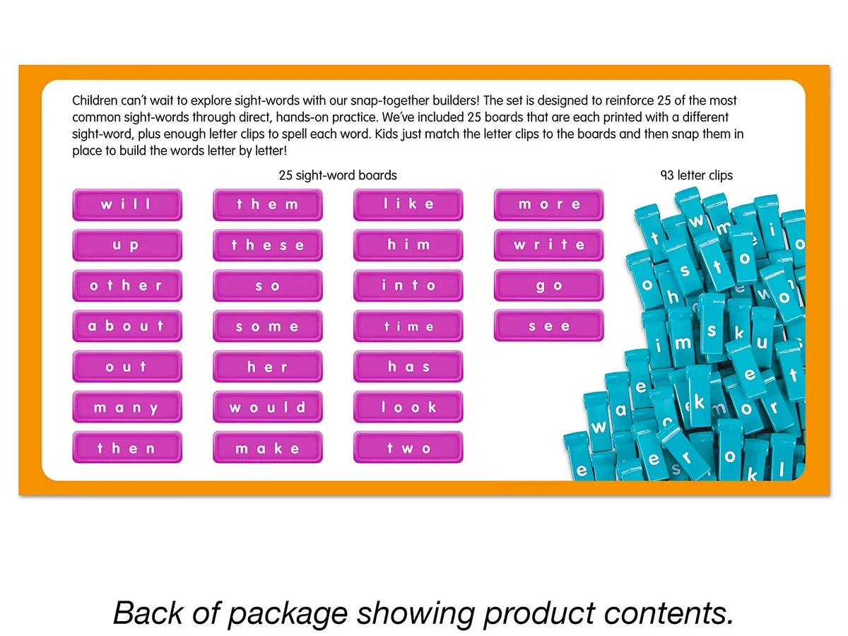 Snap & Build Sight-Words - Level 3 - US 6275