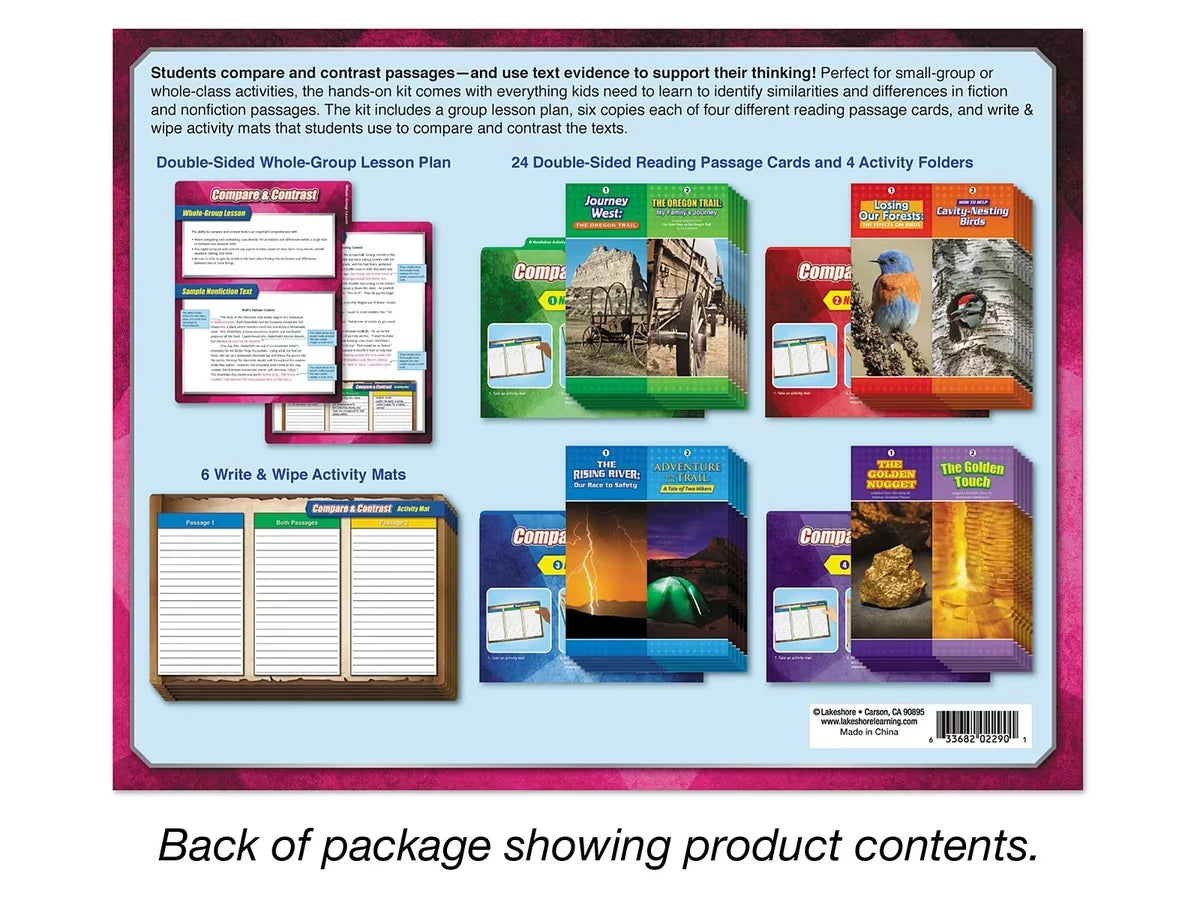 Compare & Contrast Finding Evidence Kit - Gr. 4-5 - US 3425