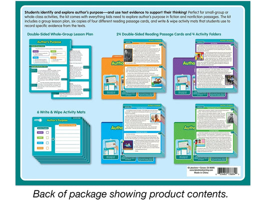 Author’s Purpose Finding Evidence Kit - Gr. 2-3 - US 5846