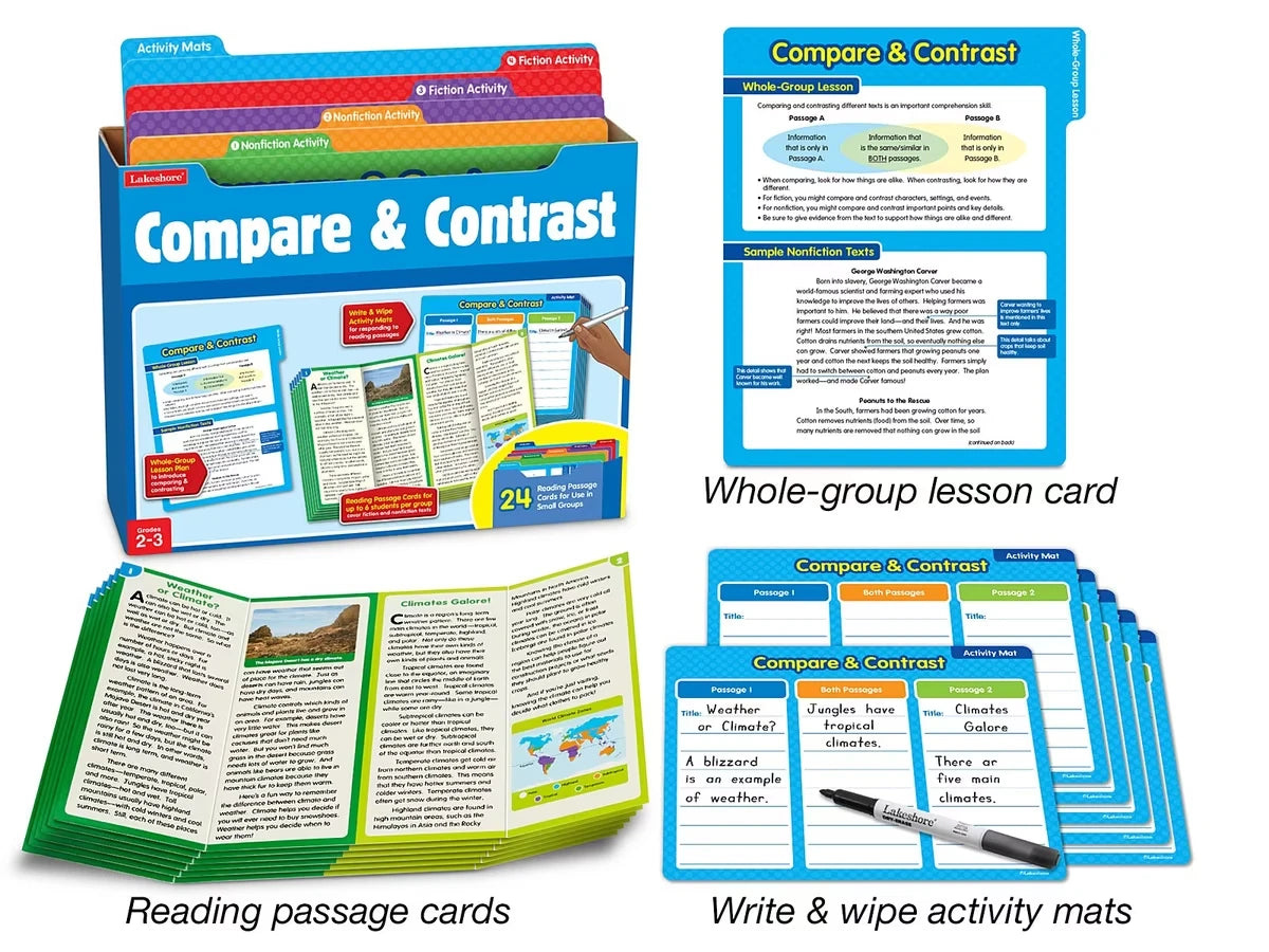 Compare & Contrast Finding Evidence Kit - Gr. 2-3 - US 5275