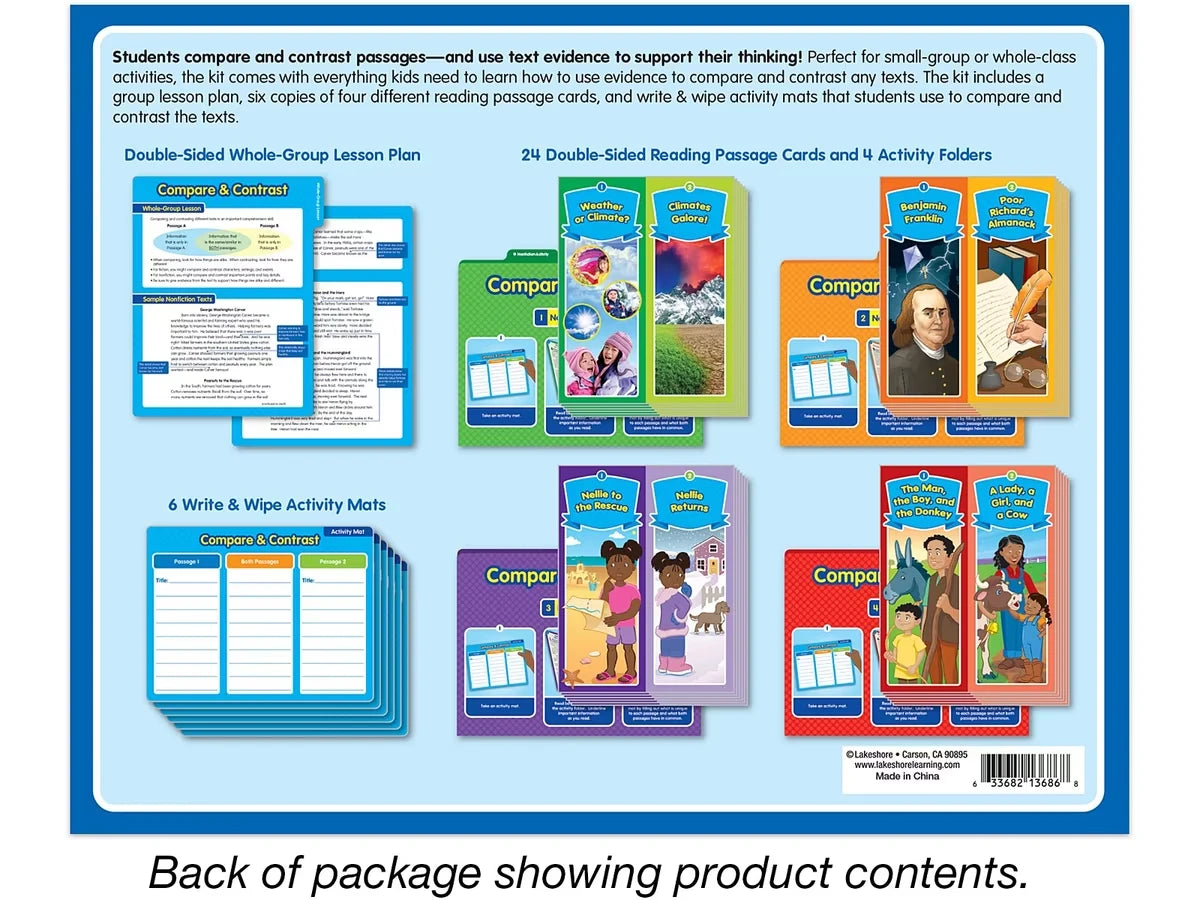 Compare & Contrast Finding Evidence Kit - Gr. 2-3 - US 5275