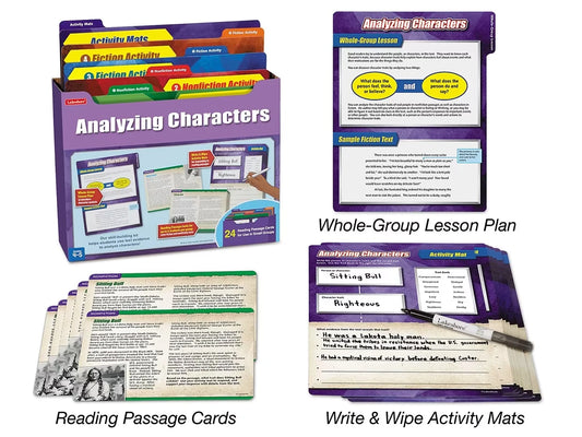 Analyzing Characters Finding Evidence Kit - Gr. 4-5 - US 6744