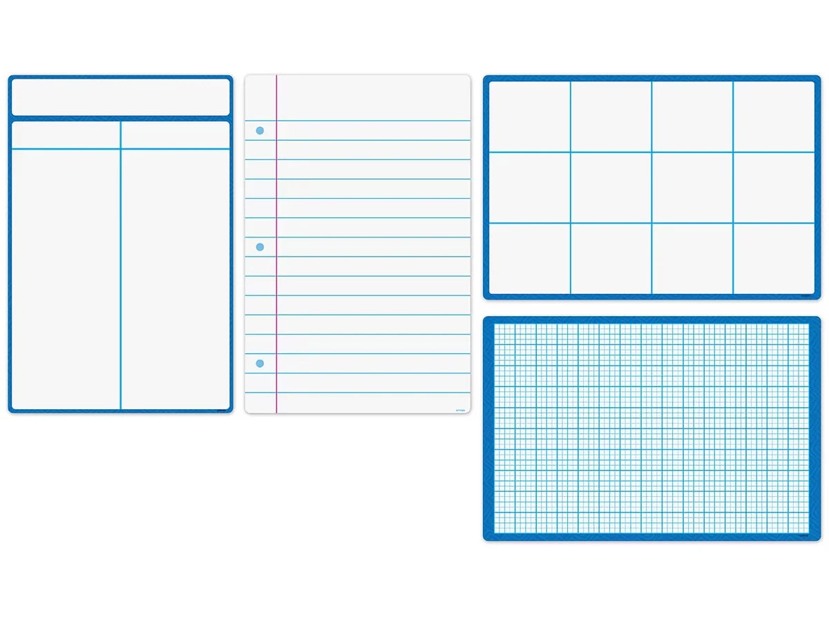 Write & Wipe Note Sheets Learning Set - US 9442