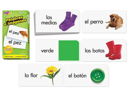 Palabras e imágenes (Spanish Picture-Words) Flash Cards - US 2974