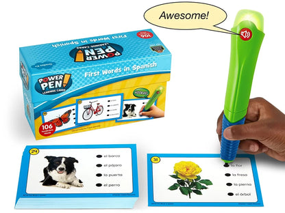 Power Pen!® First Spanish Words Quiz Cards - US 8522