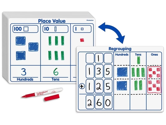 Place Value Write & Wipe Boards - US 7752