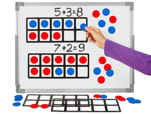 Jumbo Magnetic Ten-Frames - Set of 4 - US 5066