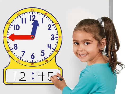 Lakeshore Magnetic Teaching Clock - US 6229