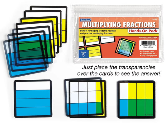Multiplying Fractions Hands-On Student Pack - US 6703