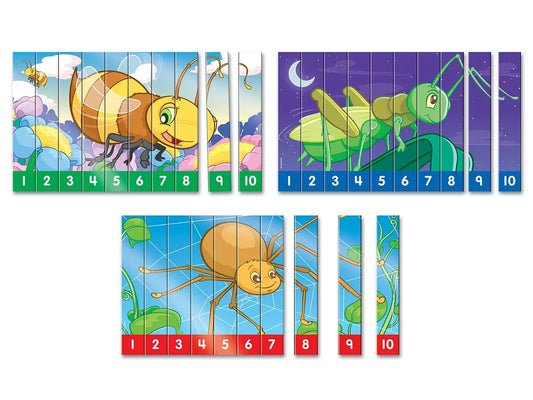 Sequencing Numbers 1-10 Puzzles - Set of 3 - US 9892