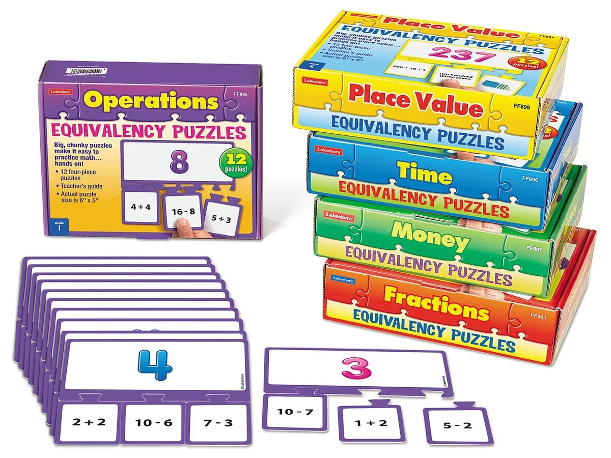 Math Equivalency Puzzles - Complete Set - US 6251