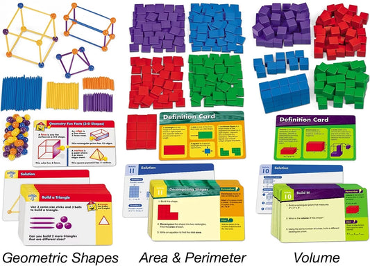 Build & Learn Geometry Kits - Complete Set - US 2221