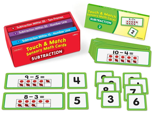 Touch & Match Sensory Subtraction Cards - US 6018