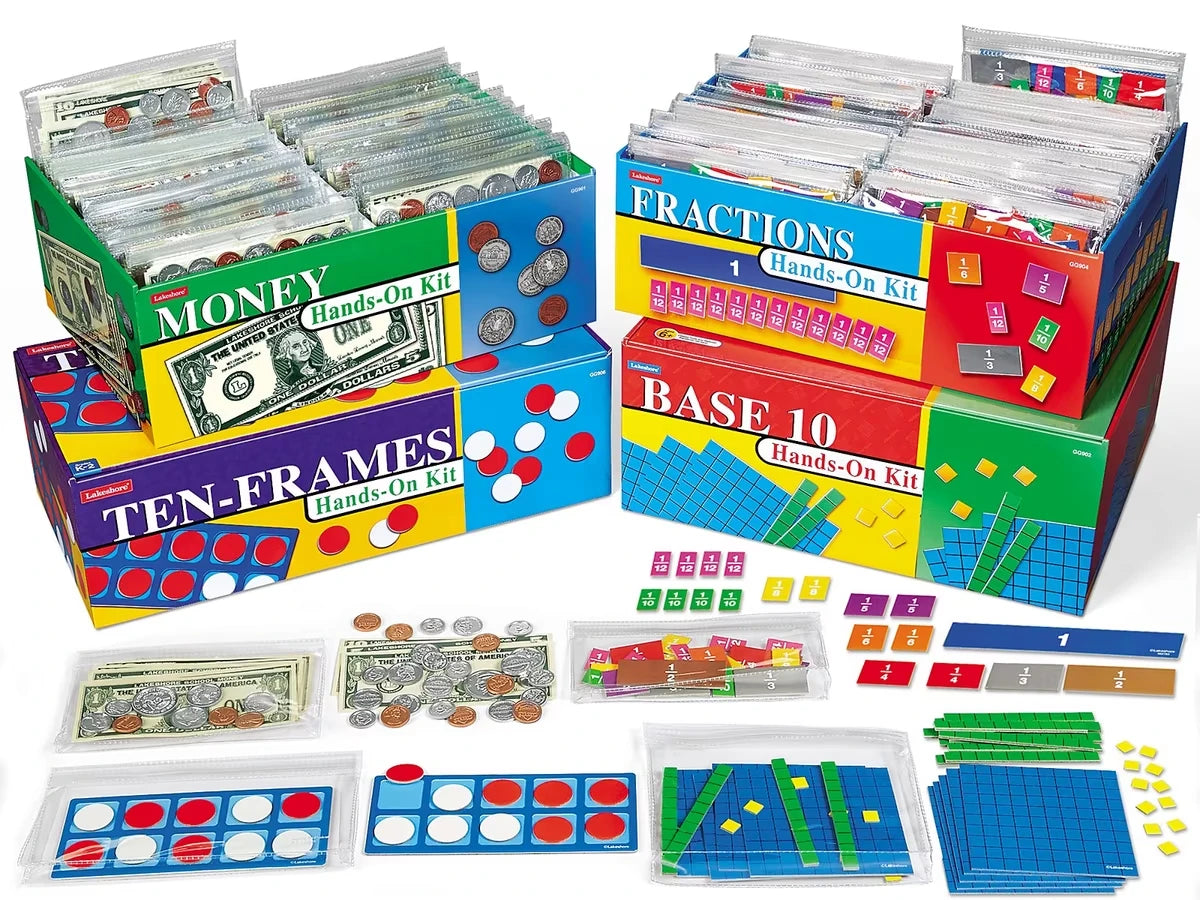 Hands-On Math Teaching Kits - K-Gr. 3 - Complete Set - US 7305
