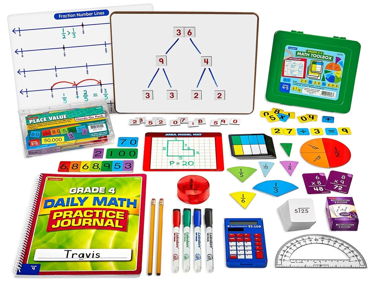Individual Hands-On Math Kit – Gr. 4 - US 3359
