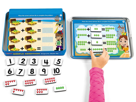 Simple Addition Magnetic Activity Tin - US 6813