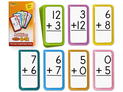 Addition All Facts 0-12 Flash Cards - US 1825