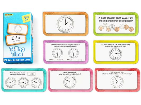 Telling Time Flash Cards - US 9348