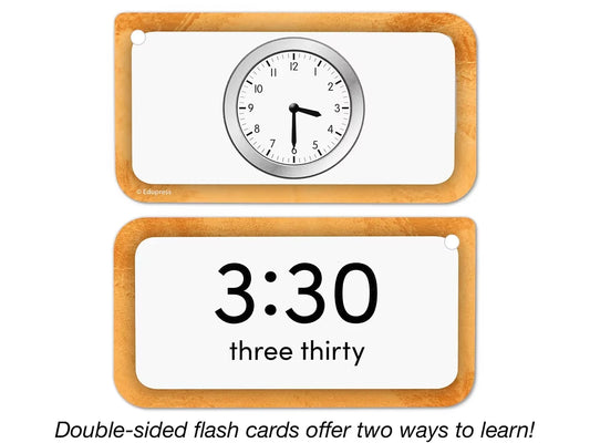 Telling Time Flash Cards - US 9348
