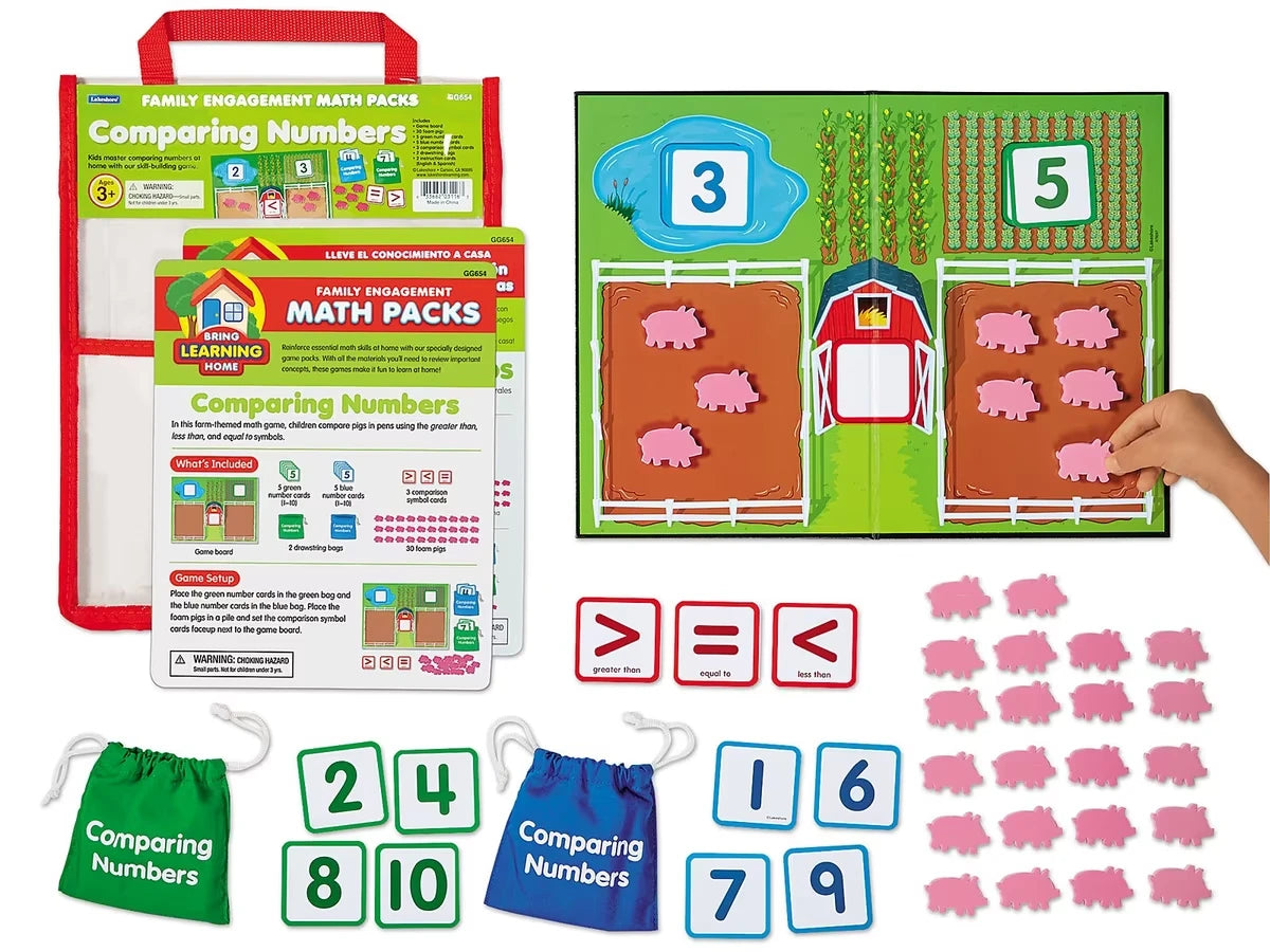 Comparing Numbers Family Engagement Pack - US 8225