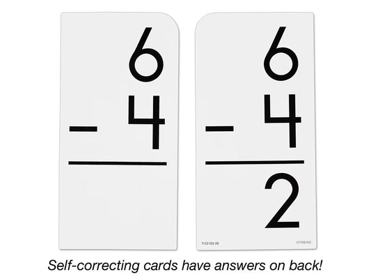 Subtraction 0-12 Flash Cards- 91 Cards - US 1373