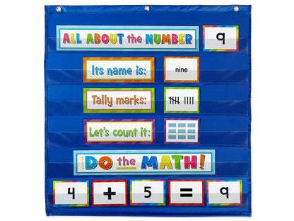 Numbers & Counting Pocket Chart Activity Cards - US 6671
