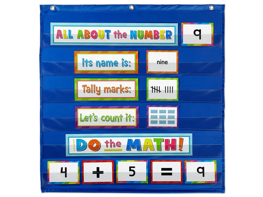 Numbers & Counting Pocket Chart Activity Cards - US 6671