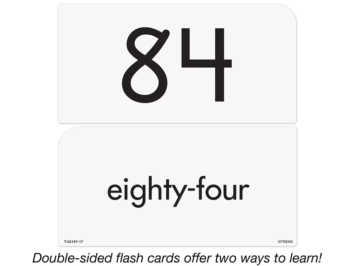 Numbers 0-100 Flash Cards - US 7947