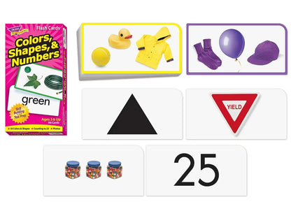Colors, Shapes & Numbers Flash Cards - US 7561