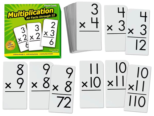 Multiplication All Facts 0-12 Flash Cards - US 9276