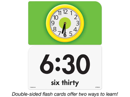 Telling Time Pocket Flash Cards - US 6187