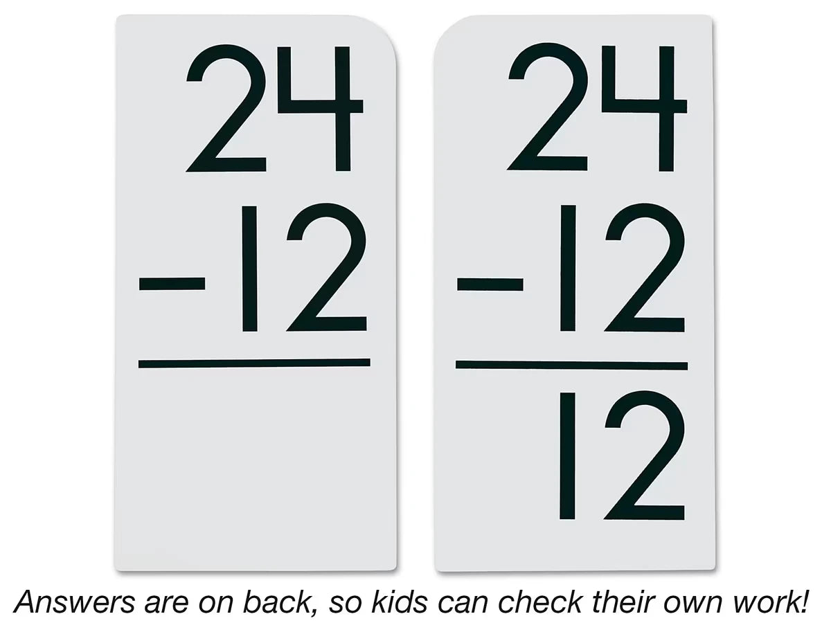 Subtraction All Facts 0-12 Flash Cards - US 3324