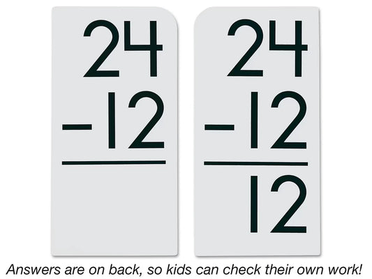 Subtraction All Facts 0-12 Flash Cards - US 3324