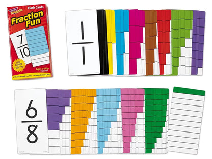 Fraction Fun Flash Cards- 96 Cards - US 7699