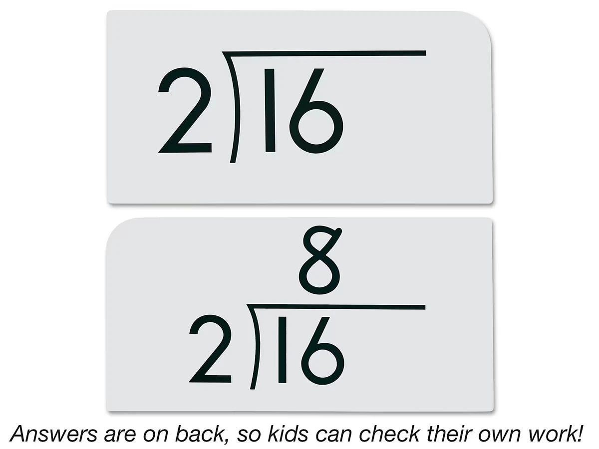 Division All Facts 0-12 Flash Cards - US 8542