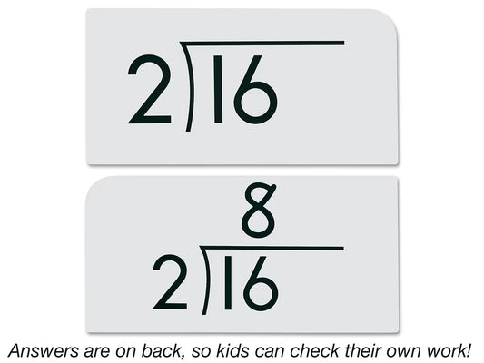 Division All Facts 0-12 Flash Cards - US 8542