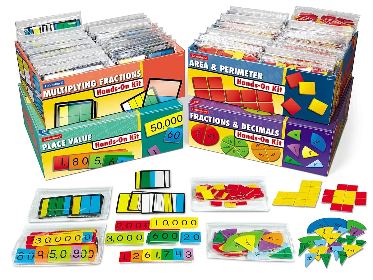 Hands-On Math Teaching Kits - Gr. 3-5 - Complete Set - US 3281