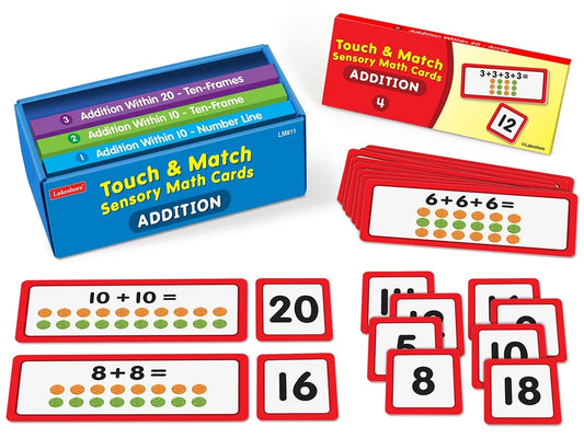 Touch & Match Sensory Addition Cards - US 9235