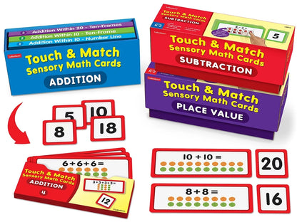 Touch & Match Sensory Math Cards - Complete Set - US 5656